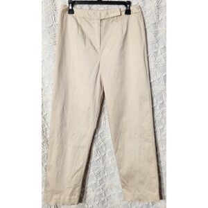 Pendleton Women's Tapered Khaki Pants Size 10 Beige Business‎ Capsule Quiet Lux